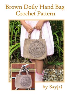 cover image of Brown Doily Bag Crochet Pattern
